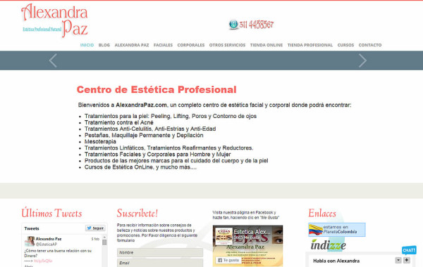 Centro de Estética Alexandra Paz